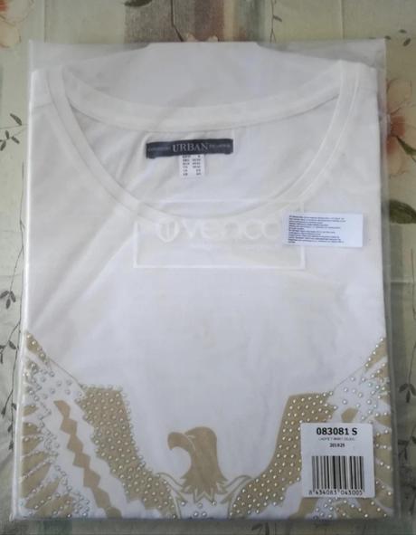 Top, tričko, maslovo-biele, s, xl, s / xl