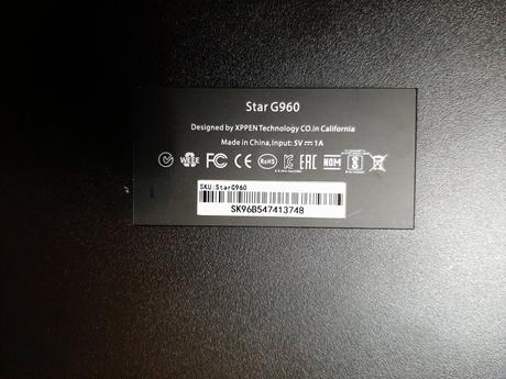 Grafický tablet star g960, 