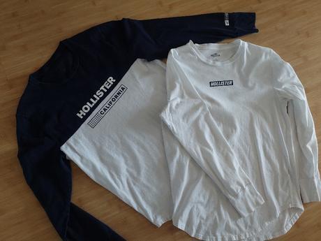 2x tričko hollister vel. s, hollister,s