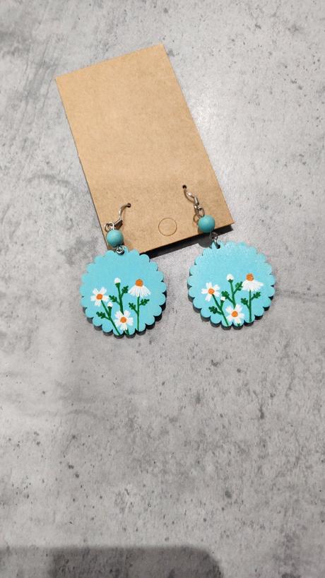 Tyrkysové ľahúčke náušnice, 