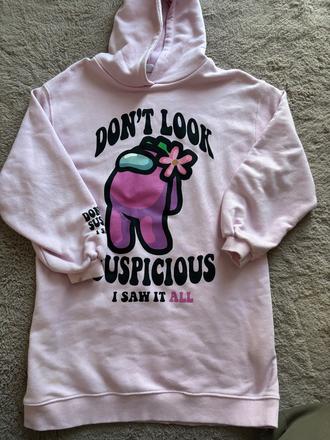 Dokonala predlzena mikina among us, zara,164