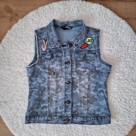 Pecková vestička, guga jeans,164