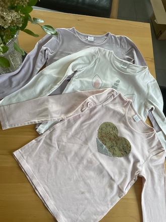 3x tričko lindex, veľ. 134, lindex,134
