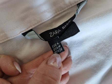 Bledoružová blúzka zara 38, zara,38