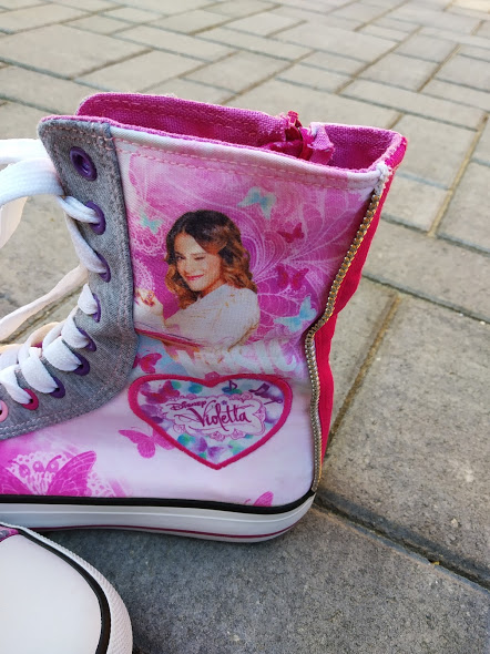 Kotníčkové tenisky violetta, disney,34