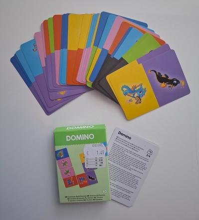 Karty - domino "dráčik", 