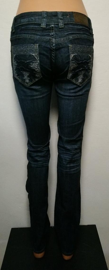 Dámske tmavo modré rifle, sciapai, xs