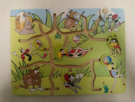 Labyrint - drevená doska ferdo, bino, 40x30x2, 