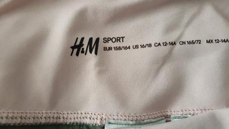 Farebne sportove leginy, h&m,158
