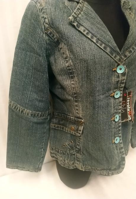 Dámska riflová bundička, sako, revolution, l, l