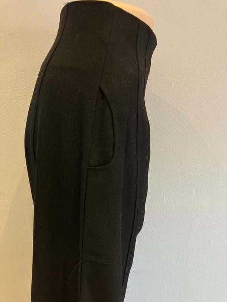 Dámske elegantné nohavice s hrubým zipsom dazy (m), m