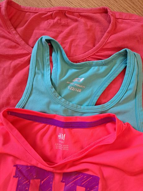 3 tričká v.122, h&m,122