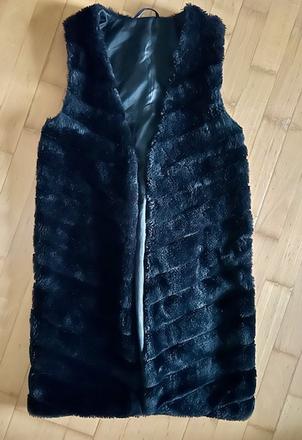 Vesta xs umela kožušina - norka, xs