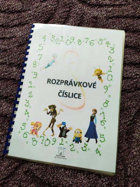 Edukačný zošit rozprávkové číslice,
