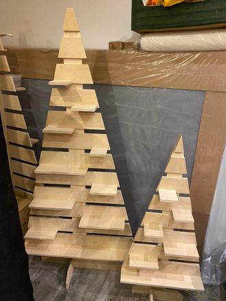 Vianocny stromcek z dreva,