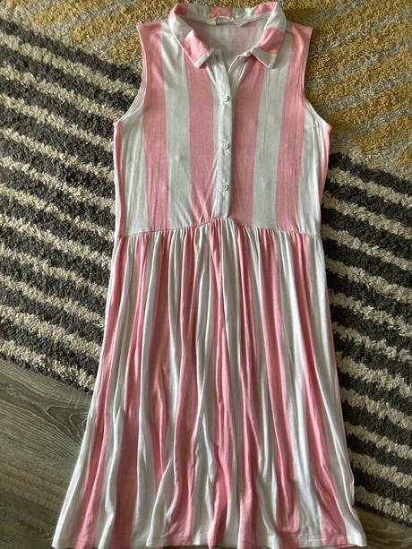 Pásikavé šaty 134/140, h&m,134