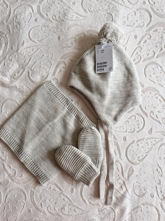 Pletená 3-dielna súprava h&m, h&m,62 / 68