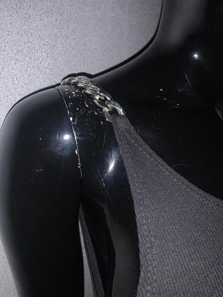 Rebrovane šaty s retiazkou s/m, m / s