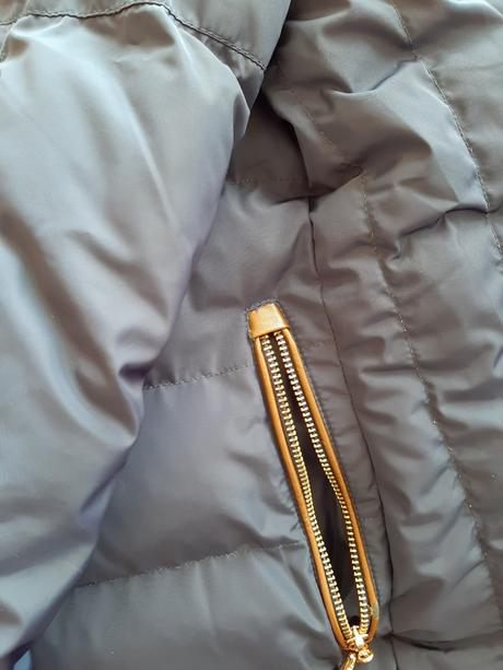 Dámska zimna bunda s kožušinou, xl