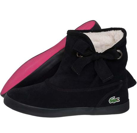 Krásne zateplené čižmy značky lacoste, pc 80 eur, lacoste,34