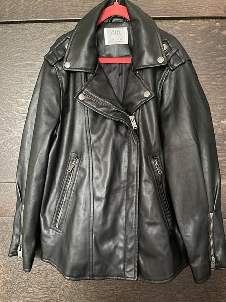 Koženková bunda, zara,134