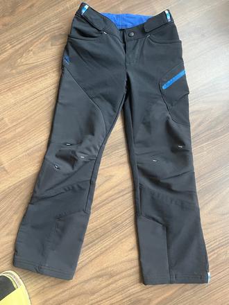 Softsheelove turistické nepremokave nohavice, quechua,128