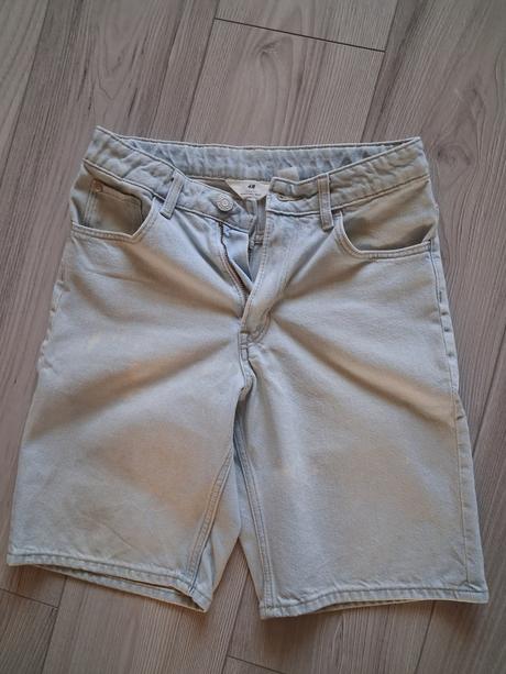 Riflové kraťasy, h&m,146