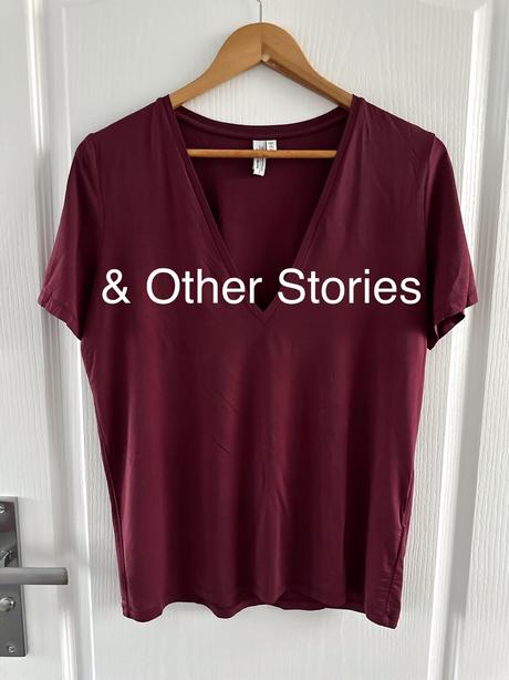 Bordové tričko značky & other stories, 36