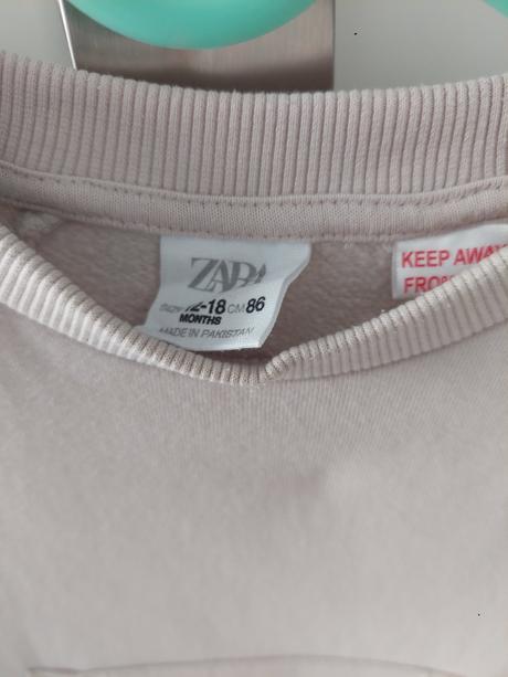 Bledošedá mikina zara, zara,86
