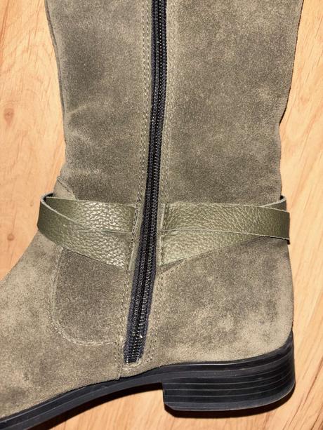 Kožené čižmy nad koleno kati 37, 37