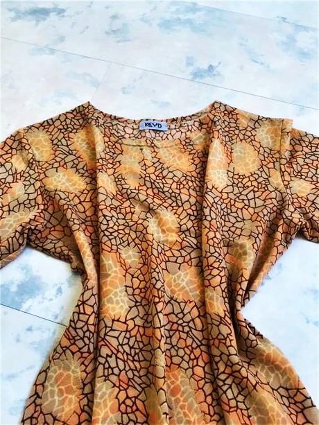 Žoržetové tenšie tričko m/l, m