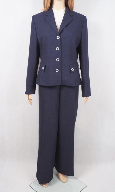 Kvalitný tmavomodrý kostým biba, 40