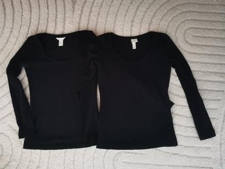 Tričká s dlhým rukávom hm, h&m,s