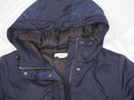 Tmavomodrá zimná bunda h&m, h&m,42