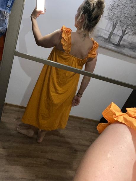 Šaty mango s volanom, mango,m