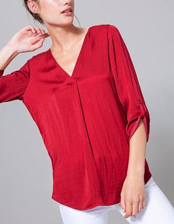 Blúzka s výstrihom, stradivarius,m