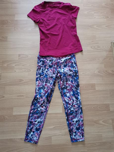 Sportové leginy a tričko tchibo, s