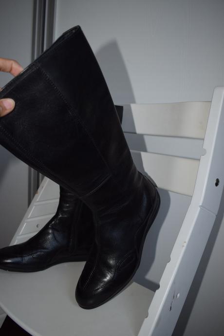 Kožené čižmy samsonite veľ. 37,5, 37