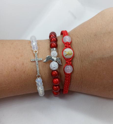 Netradičné -fluorescenté náramky, anjelikovia,