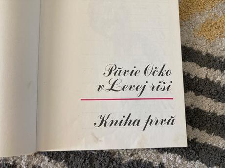 Tri knihy o pávom očku-prvé vyd.1979,