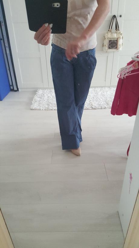 Elegantné široké rifle s, primark,s