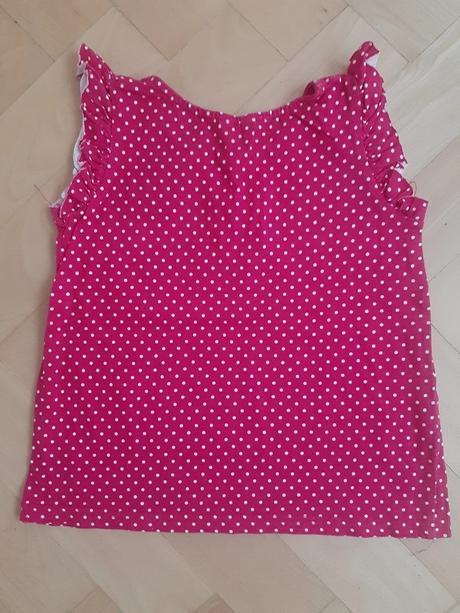 Detské dievčenské tričká bez rukáva, 98