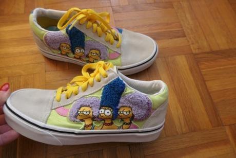 Vans limitka simpson jedinecne, unikatne tenisky, vans,36