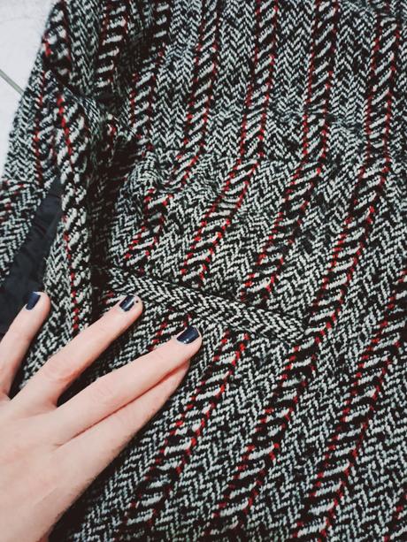 Elegantná zimná sukňa, h&m,m