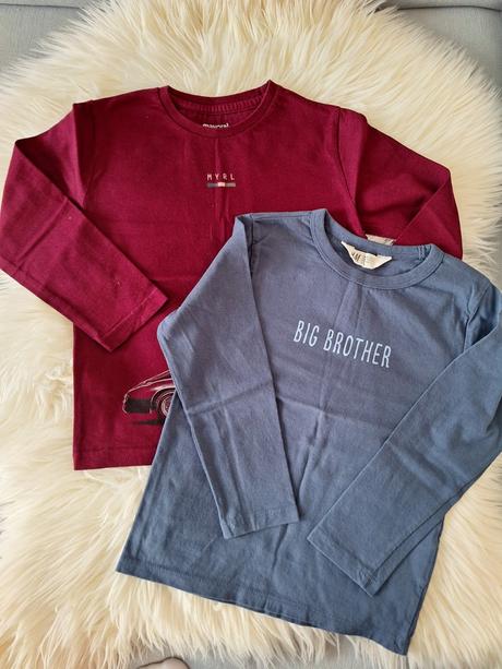 Nove tricko hm už len modre big brother, h&m,116