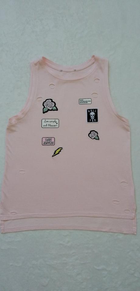 Pekné pohodlné bavlnené tričko, zara,158