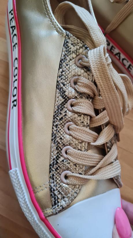 Zlaté tenisky 41 - 42, 41 / 42