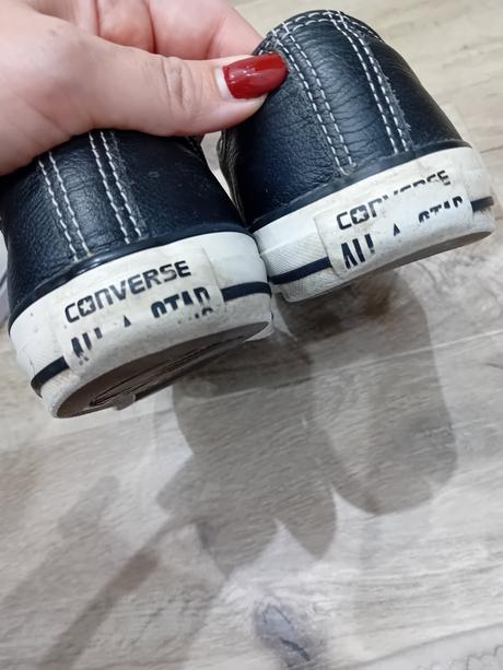 Čierne kožené converse tenisky, converse,39