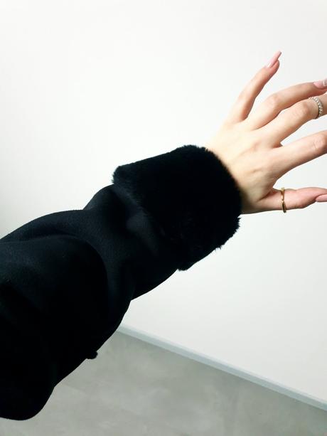 Čierny kabát m/l, m