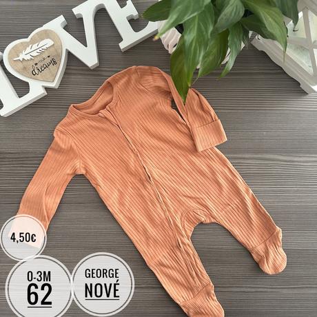 Nové overalové pyžamká rebrované, george,62 / 68
